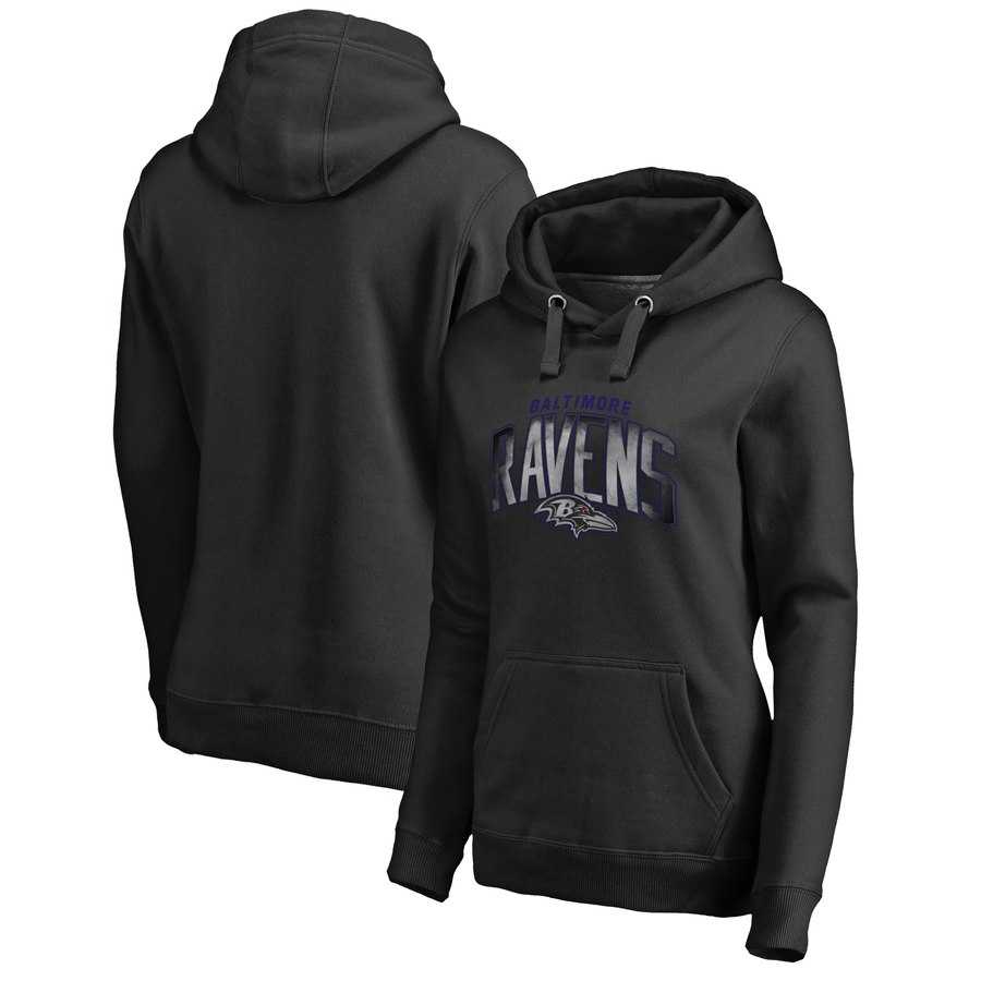 Women Baltimore Ravens NFL Pro Line by Fanatics Branded Plus Size Arch Smoke Pullover Hoodie,We sell and wholesale Women Baltimore Ravens NFL Pro Line by Fanatics Branded Plus Size Arch Smoke Pullover Hoodie on line form chian!